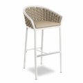 Барний стілець Dub White Beige (655-BCO02)1